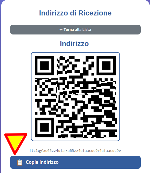 Dove trovare la chiave wallet